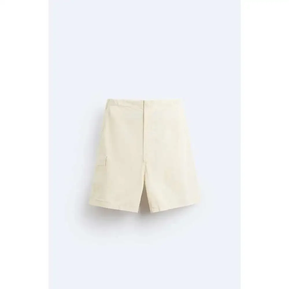 COTTON CARGO SHORTS