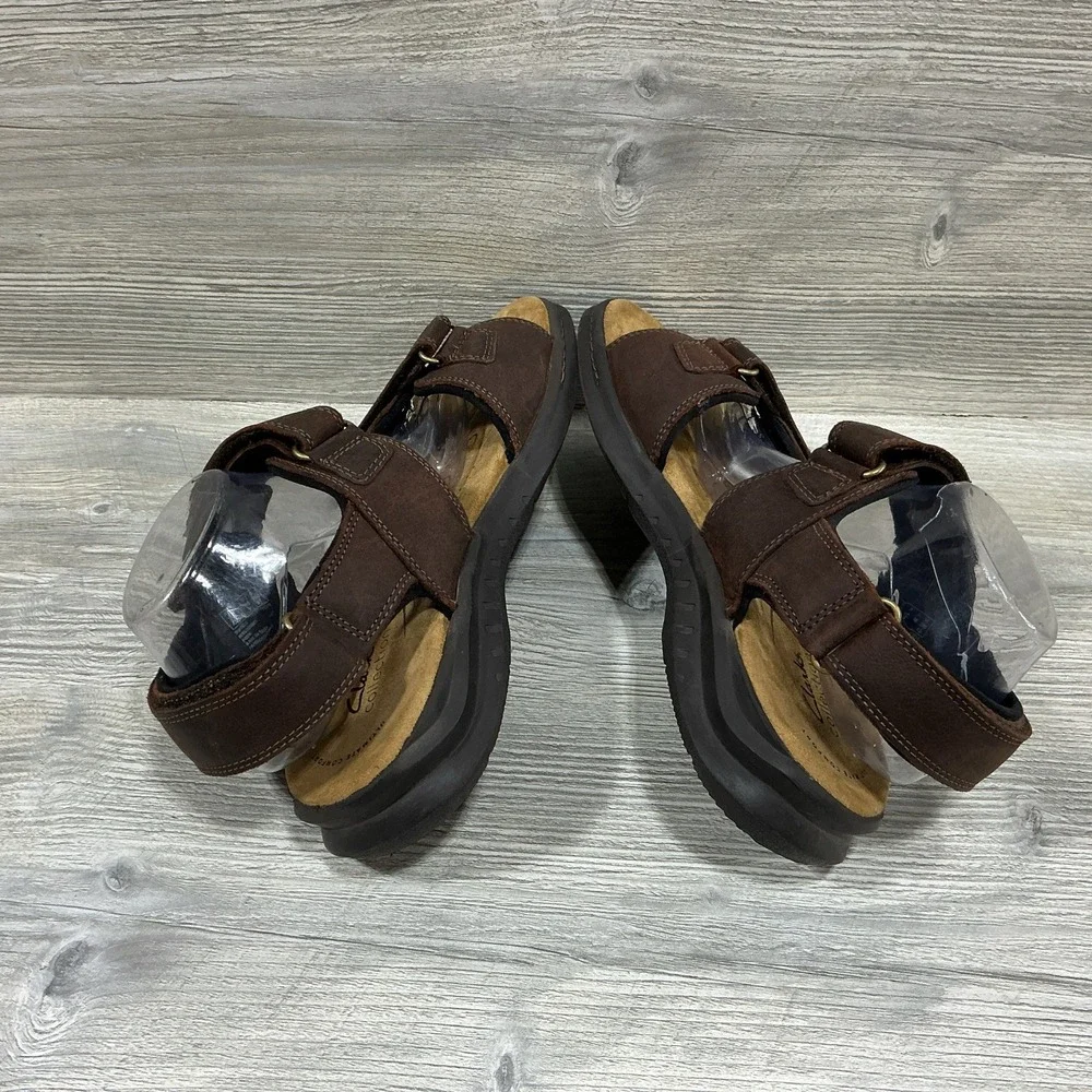 Clarks Collection 261594717110 Men's Size 12 M Leather Hapsford Creek Sandals