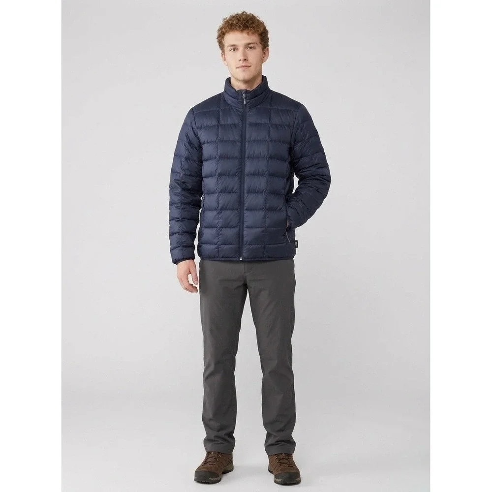 REI Co-op 650 Down Jacket 2.0 Mens Large Navy Blue Puffer Full Zip 154167 S23