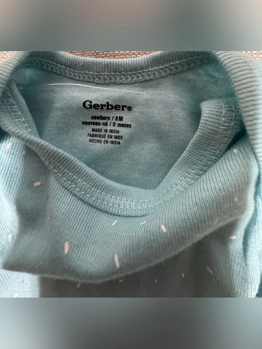 Gerber Baby Bodysuits and Sleepers in Blue, Gray, Navy Newborn-OM