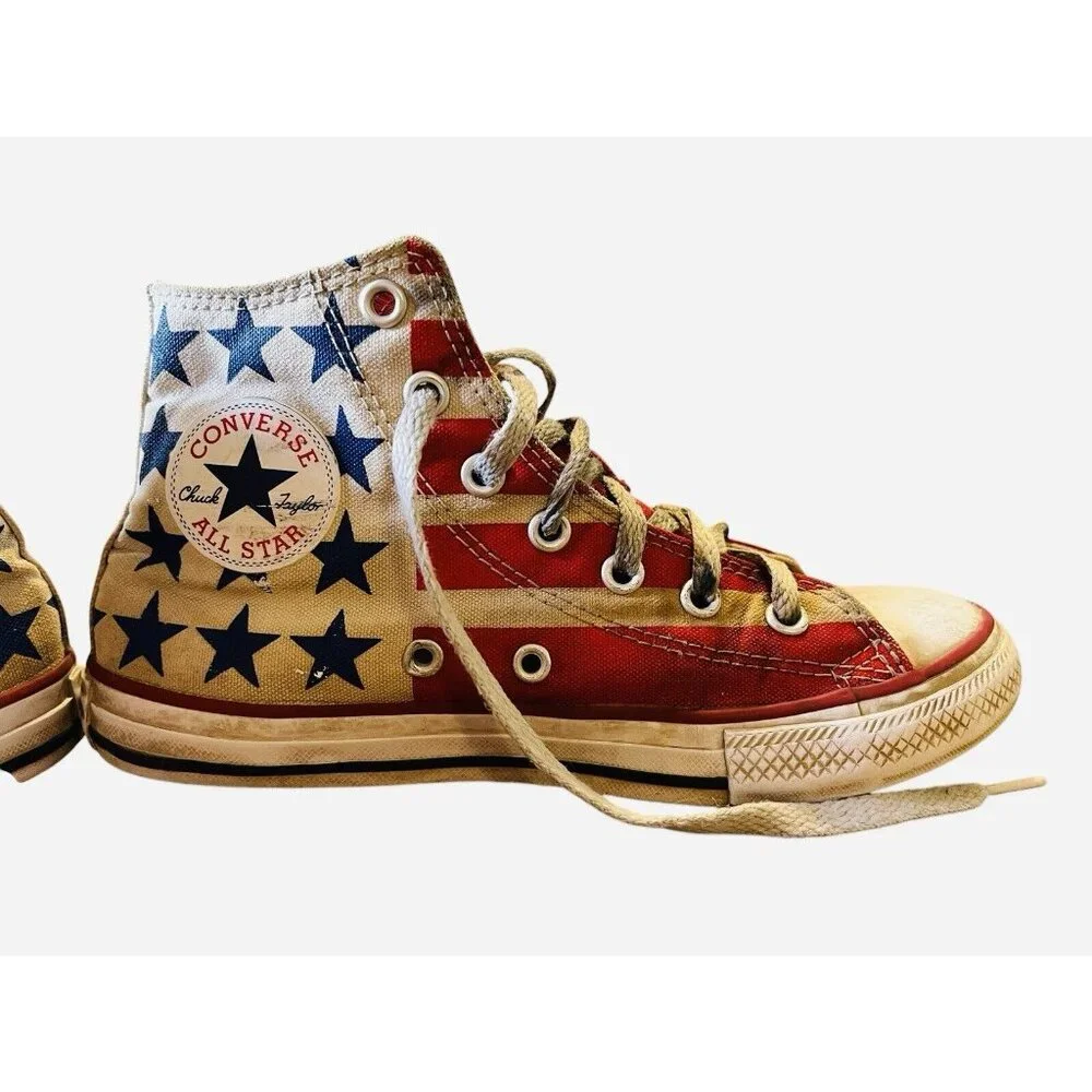 Converse Chuck Taylor All Star High American flag, Junior Size‎ 2 US