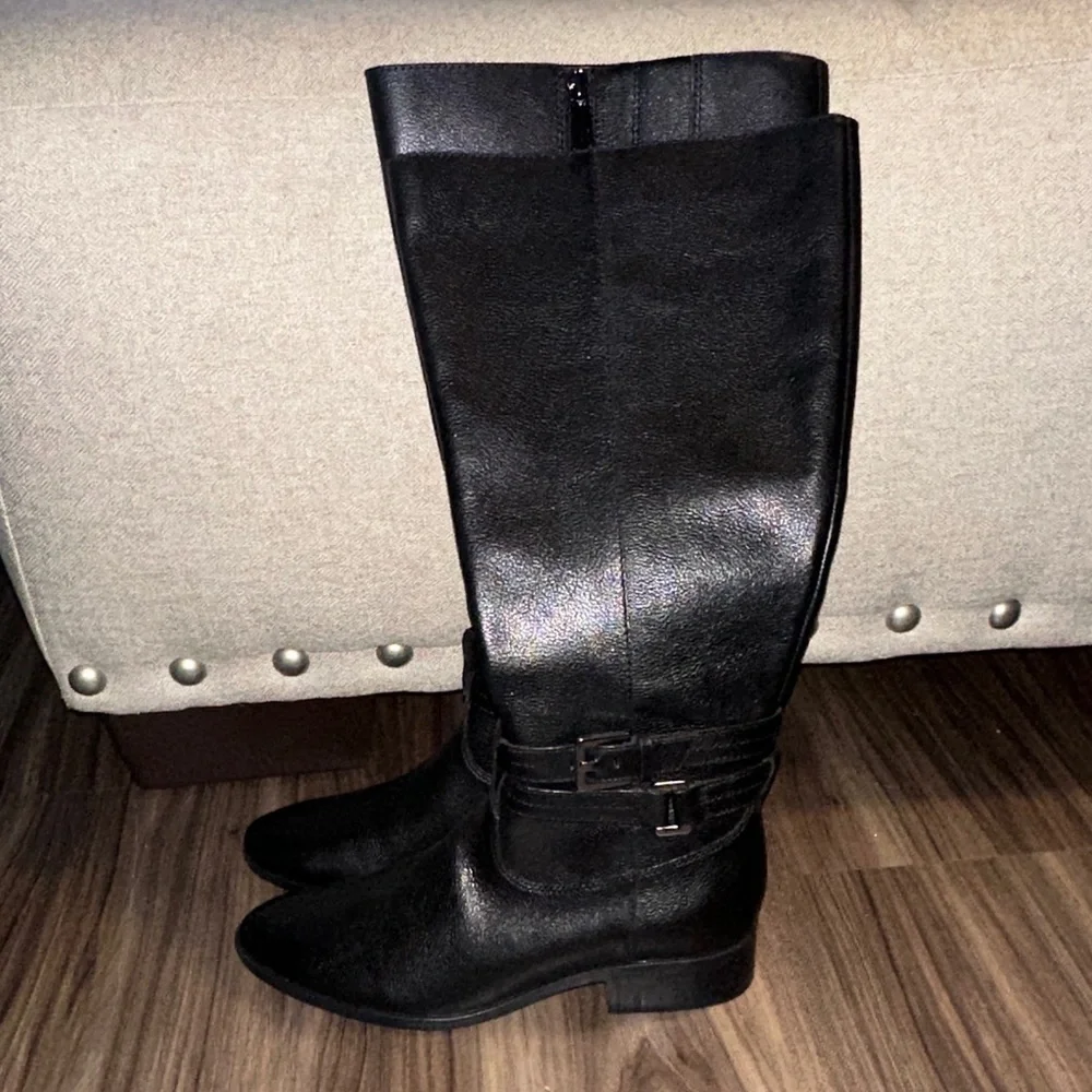 Naturalizer Black Knee Boots