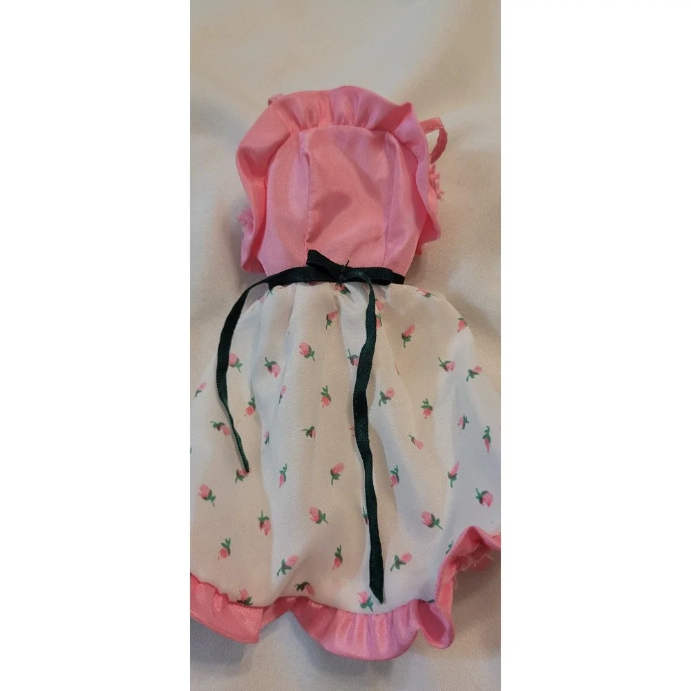 1984 MY FIRST BARBIE FASHION PARTY DRESS PINK WHITE #4868
