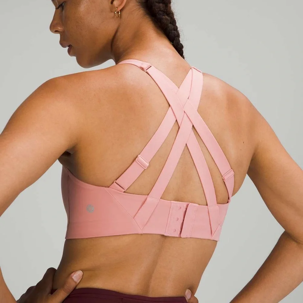 Lululemon Energy Bra *High Support in Pink Puff bra size 38 DD