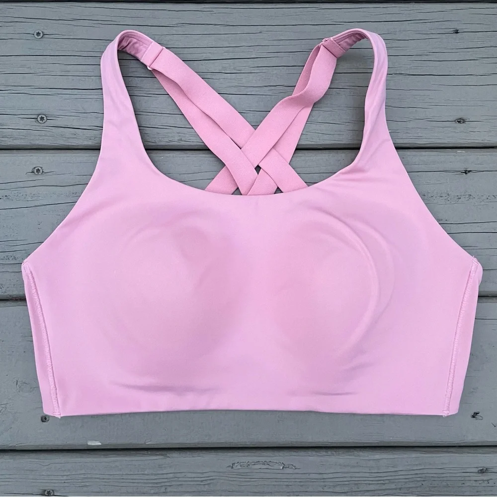 Lululemon Energy Bra *High Support in Pink Puff bra size 38 DD