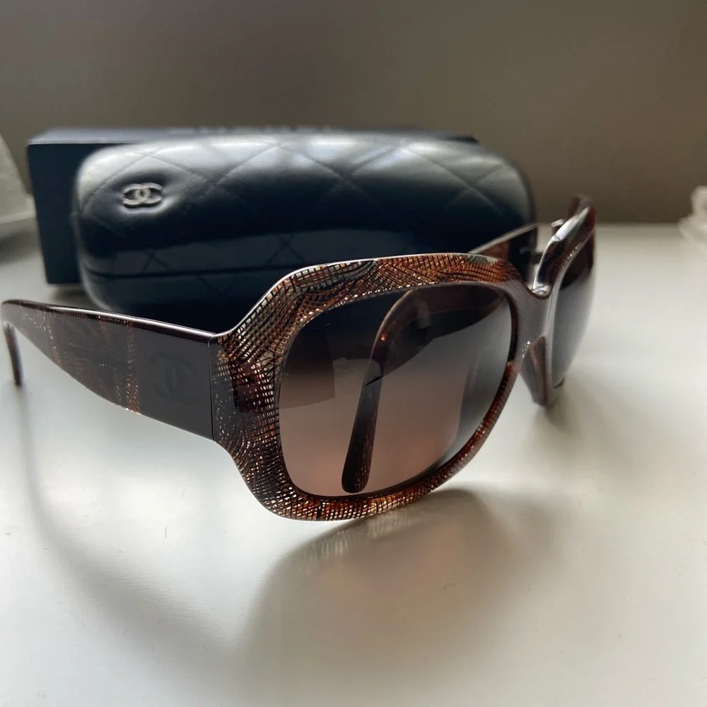Chanel sunglasses 5146 brown CC logo, vintage