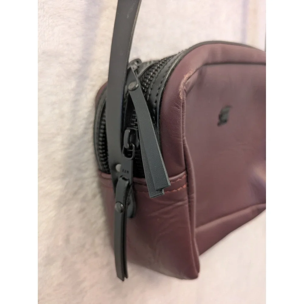 G Star Raw Leather‎ Crossbody Bag Burgundy Small Shoulder Bag