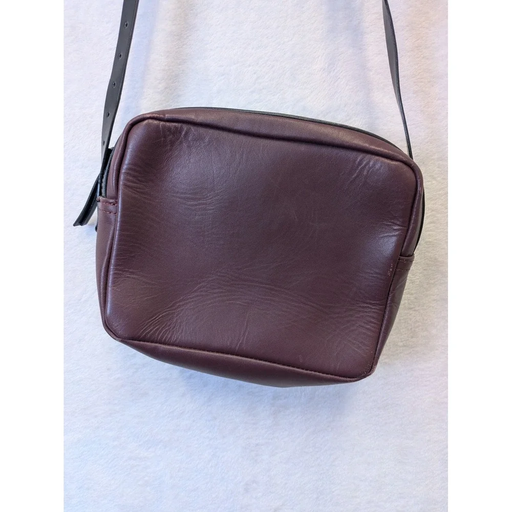 G Star Raw Leather‎ Crossbody Bag Burgundy Small Shoulder Bag