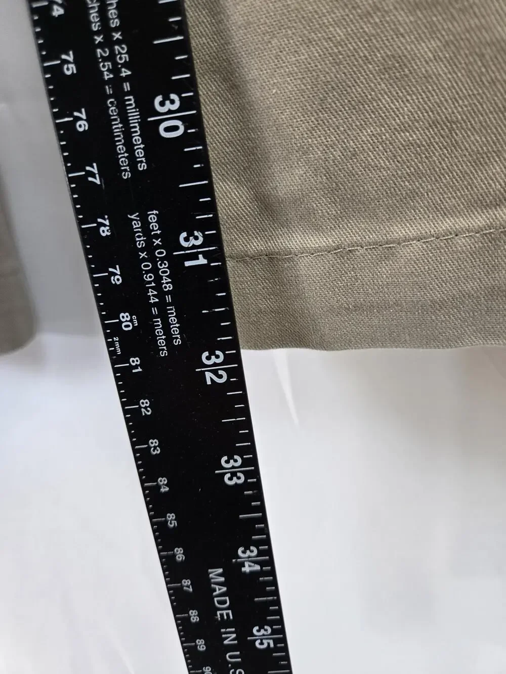 Dickies Cargo Pants Mens 36x32 Beige Regular Straight Canvas Workwear Utility