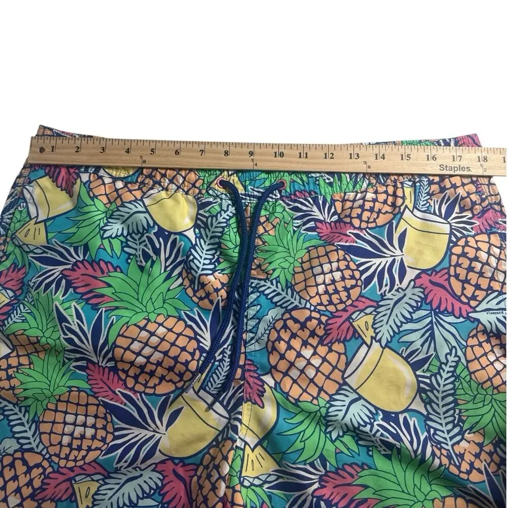 Vineyard Vines Mens Swim Trunks Size S Chappy Tropical Boat
