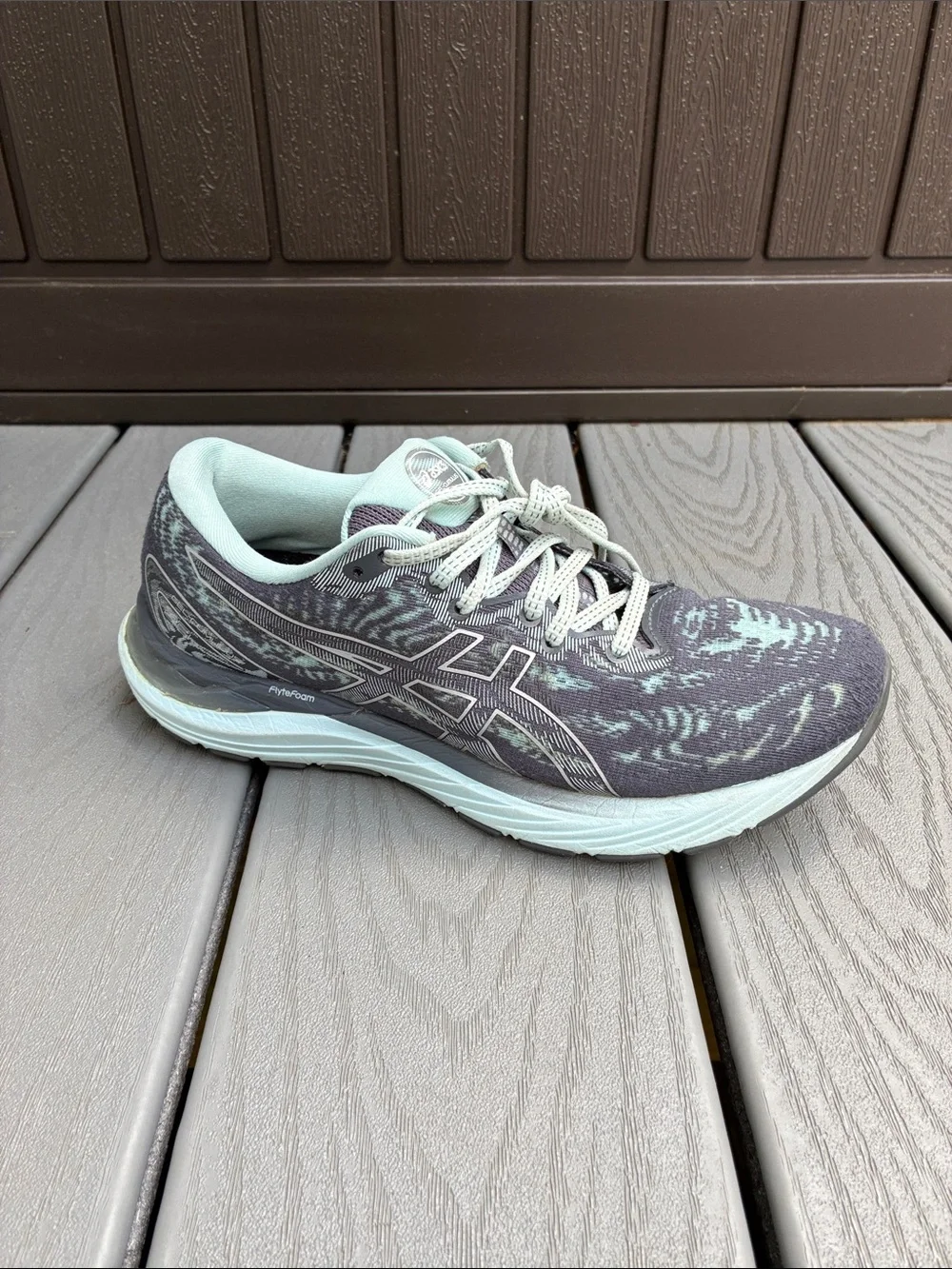 ASICS Women's GEL Cumulus 23 Running Sneakers Mint Gray Size 8
