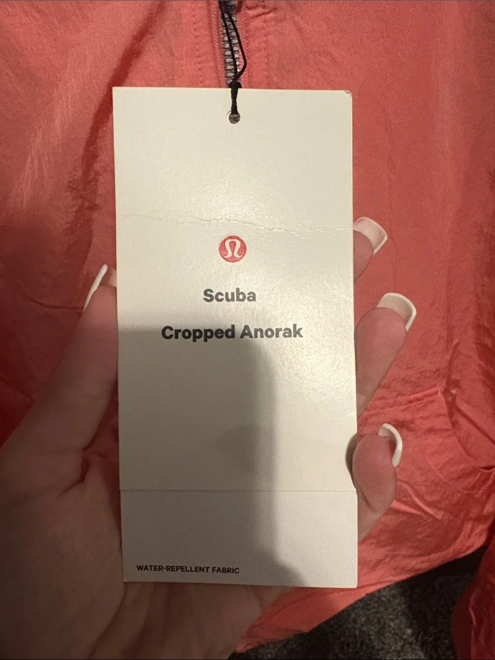lululemon athletica material cropped anorak
