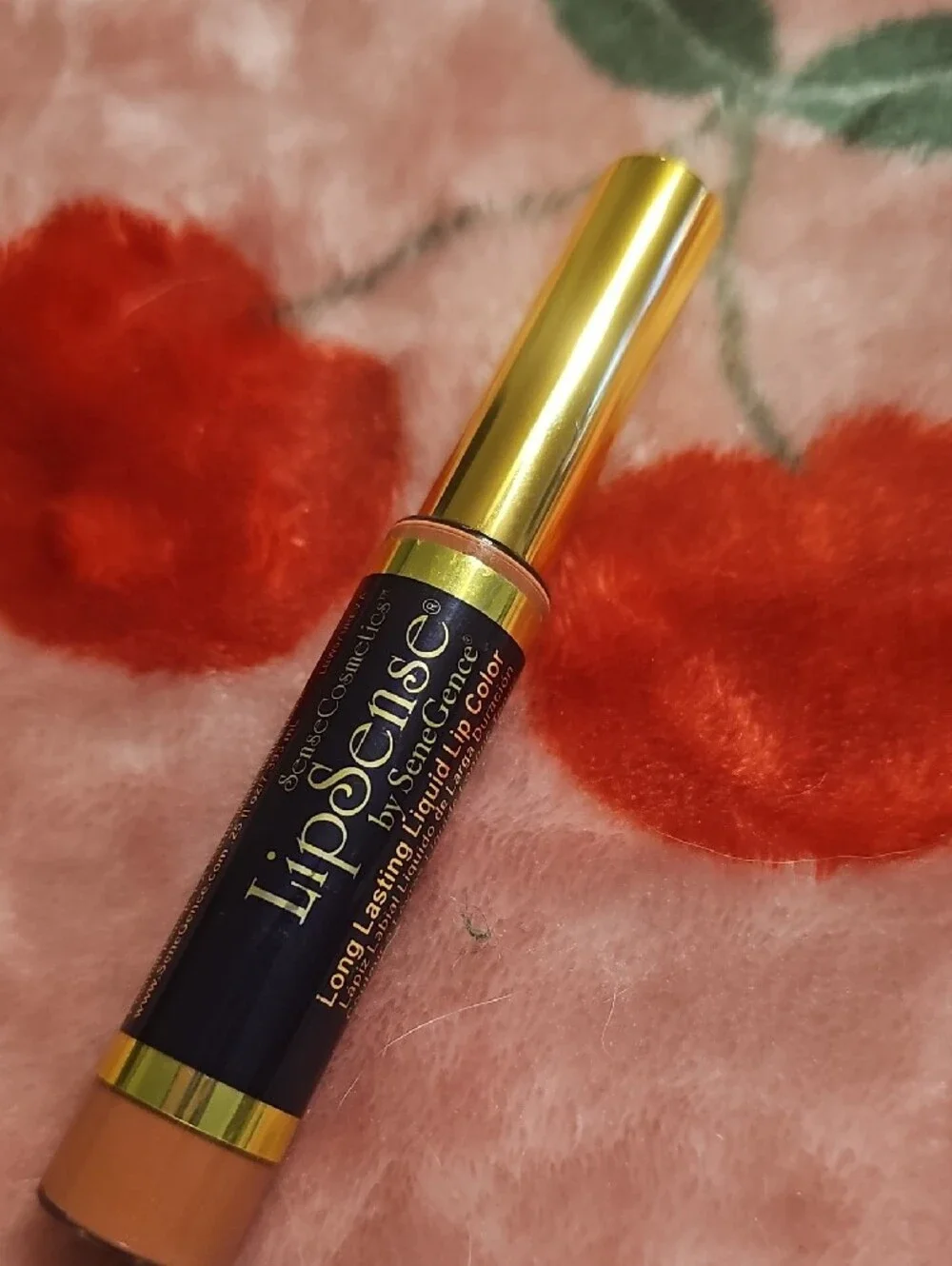 SeneGence LipSense Lip Color - Coral Pink with Gold Accents
