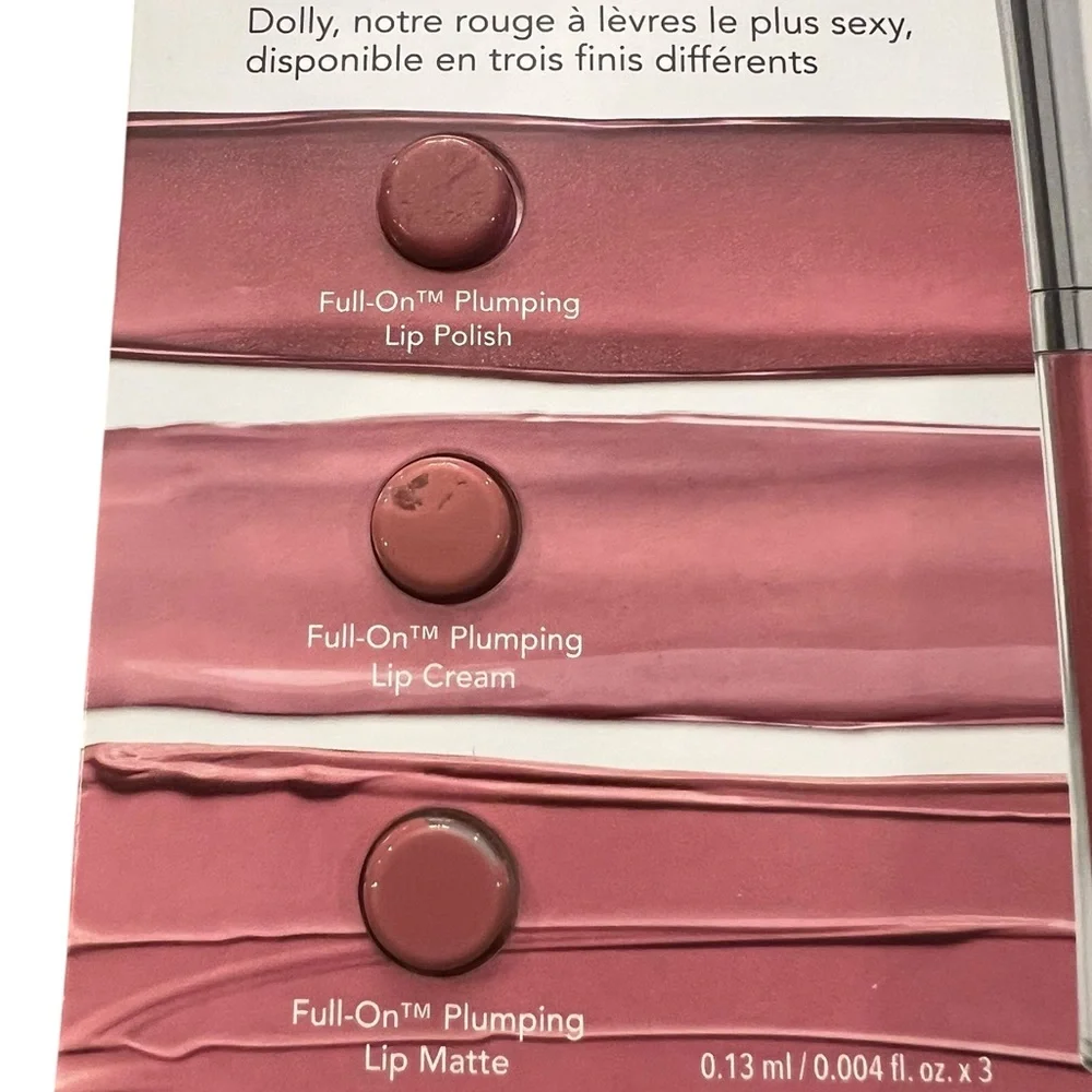 Buxom Full-On Plumping Lip Polish‎ Dolly - 3 Finishes Sample Size  .13 ml Sealed