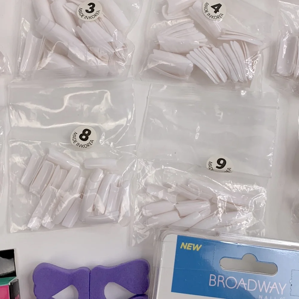 Fashion Nail Variety Kit acrylics, glue & stick on accessories New