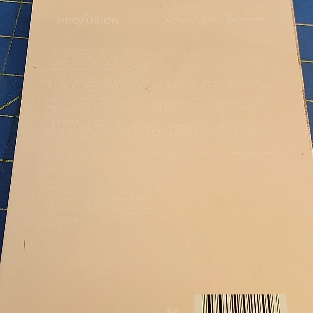 Profusion Rose Gold Dreams Eye & Face Palette New Sealed