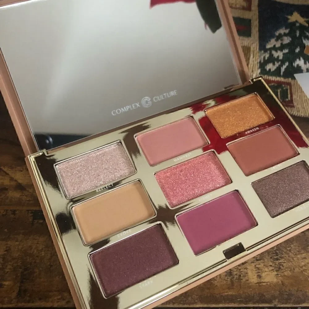 Complex culture future so bright palette and brush, nine shades mattes+ shimmers