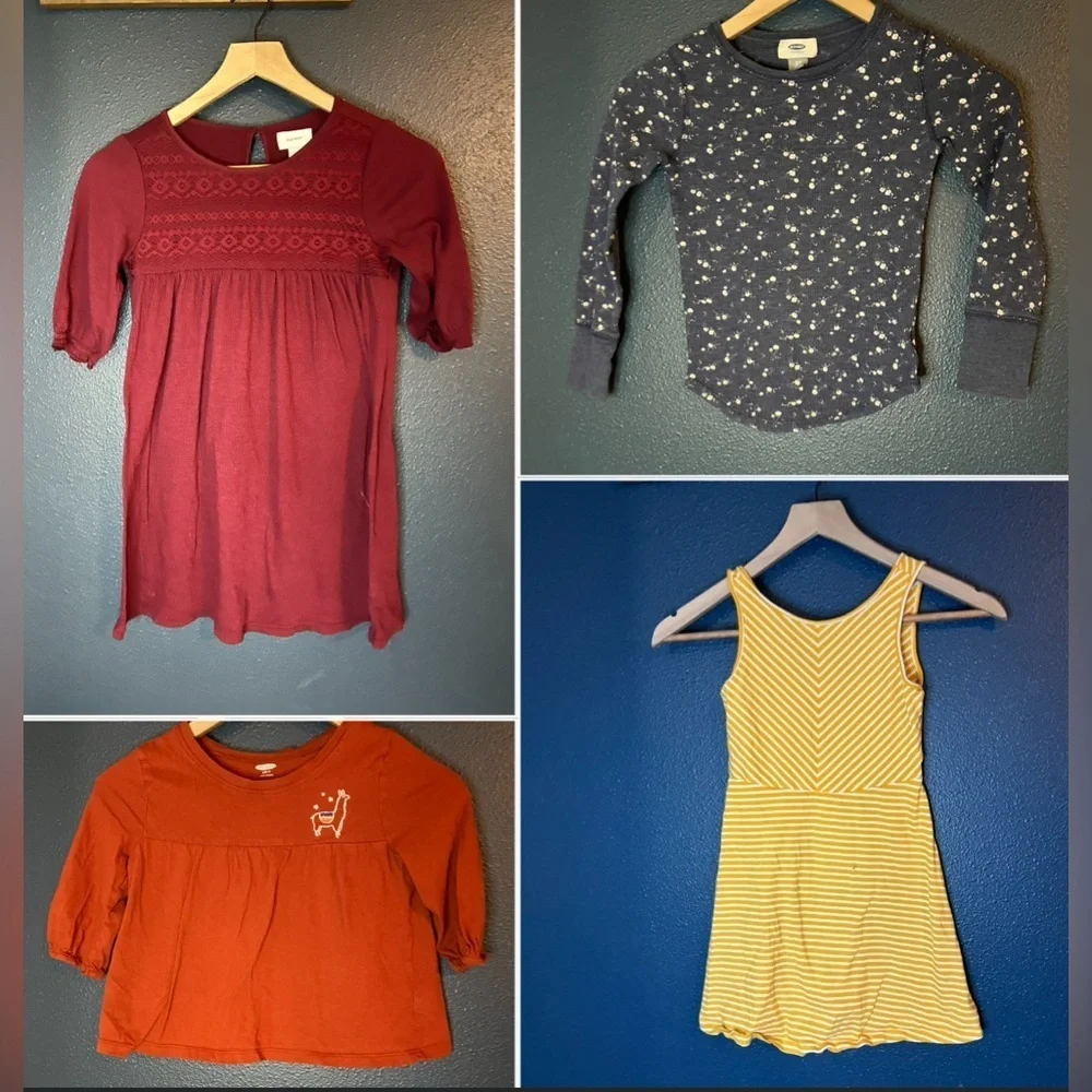 Old Navy Girls’ Bundle – Size S (6–7) – Lot of 4