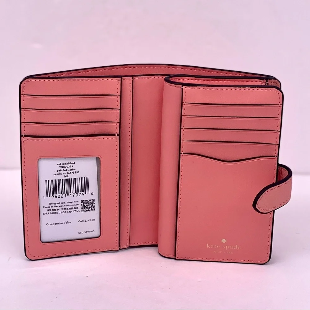 Kate Spade Leila Medium Compact Bifold Wallet