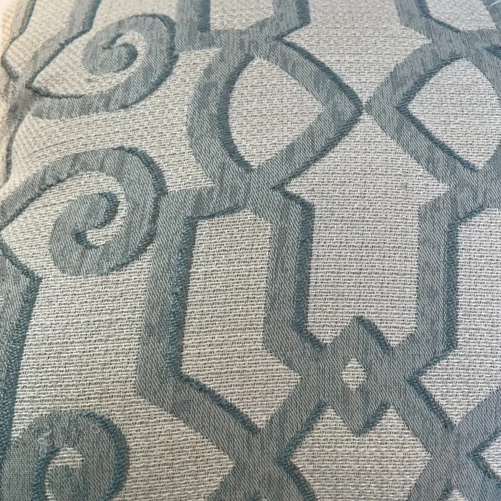 Classic Geometric Style Decorative Throw Pillow 20” x 14”