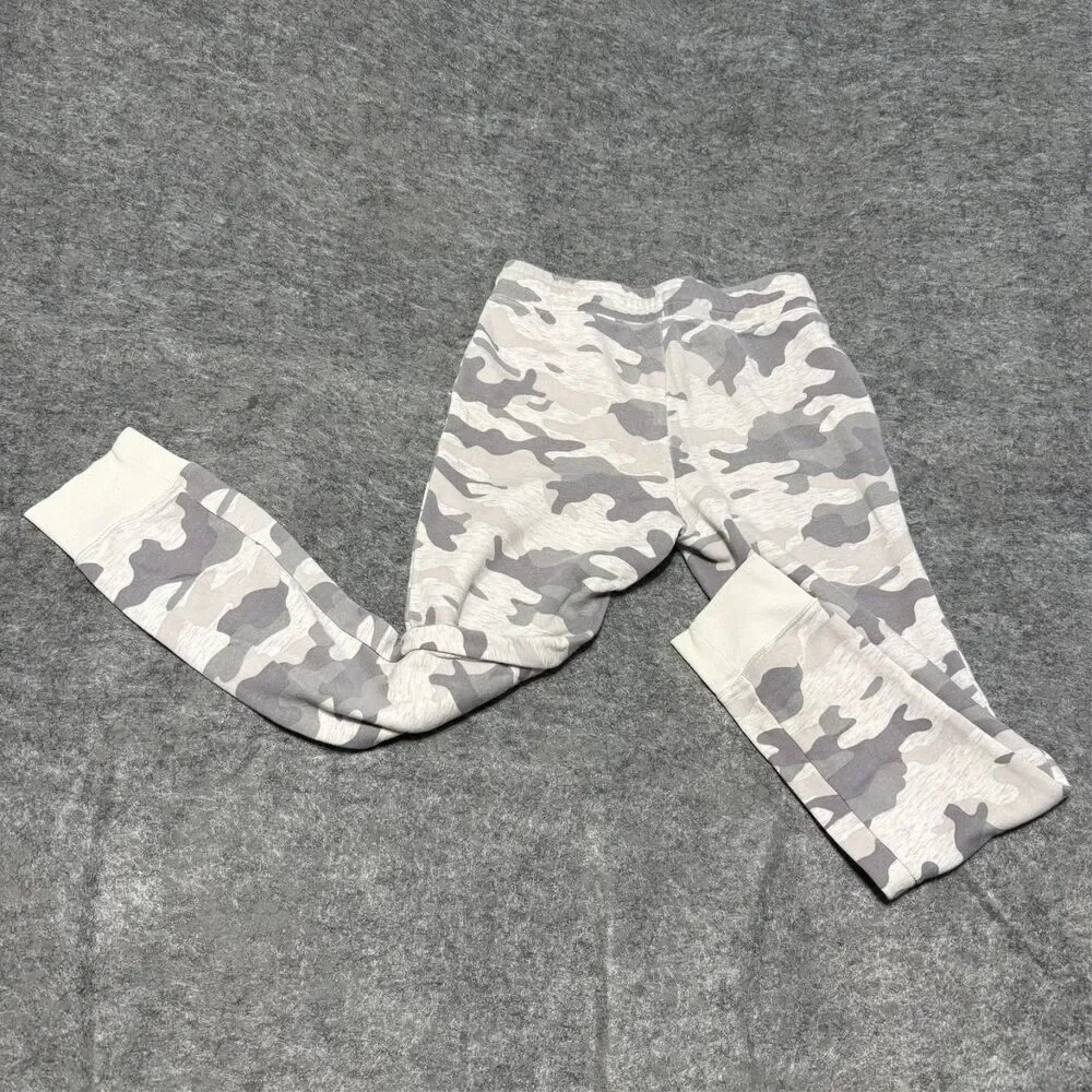 Old Navy Boys Camo Jogger Pants Size XL Grey Warmers Leggings Athletic 13/14