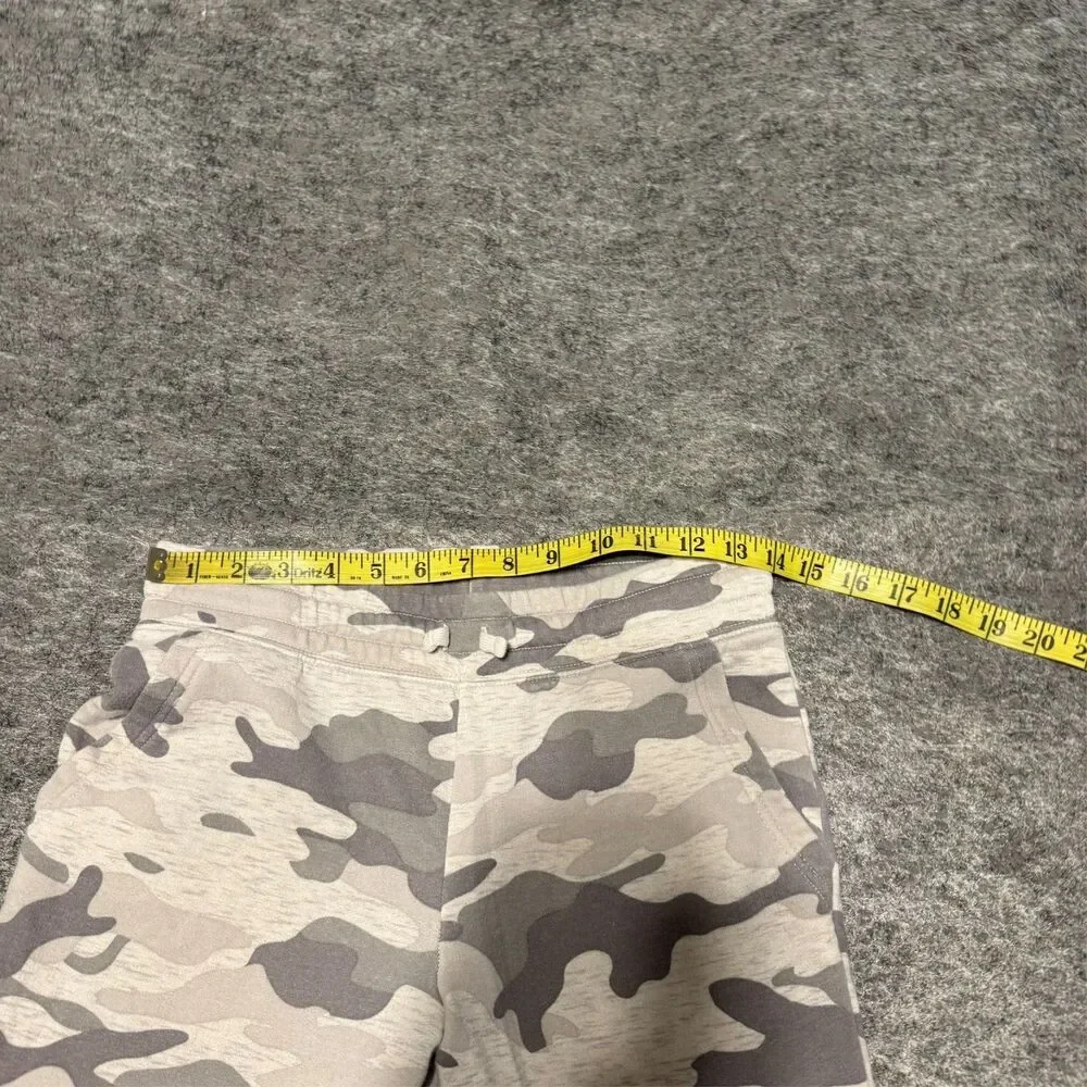Old Navy Boys Camo Jogger Pants Size XL Grey Warmers Leggings Athletic 13/14
