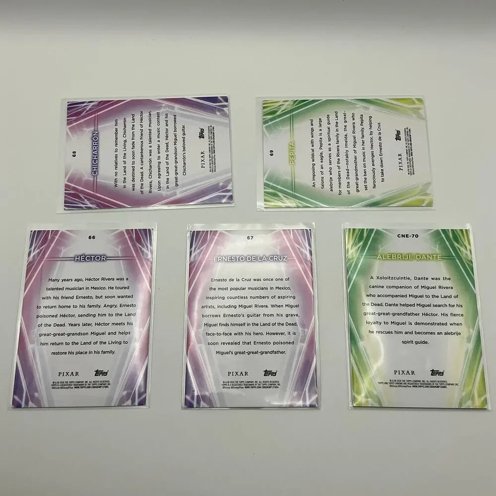 Topps Disney Pixar Coco Card Lot Foils Inserts Numbered Card
