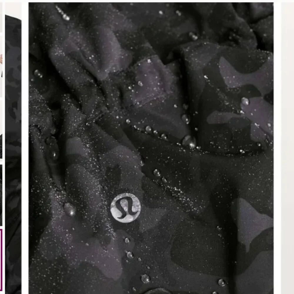 Lululemon Pack It Up Jacket Incognito Camo Multi Grey SIZE 4