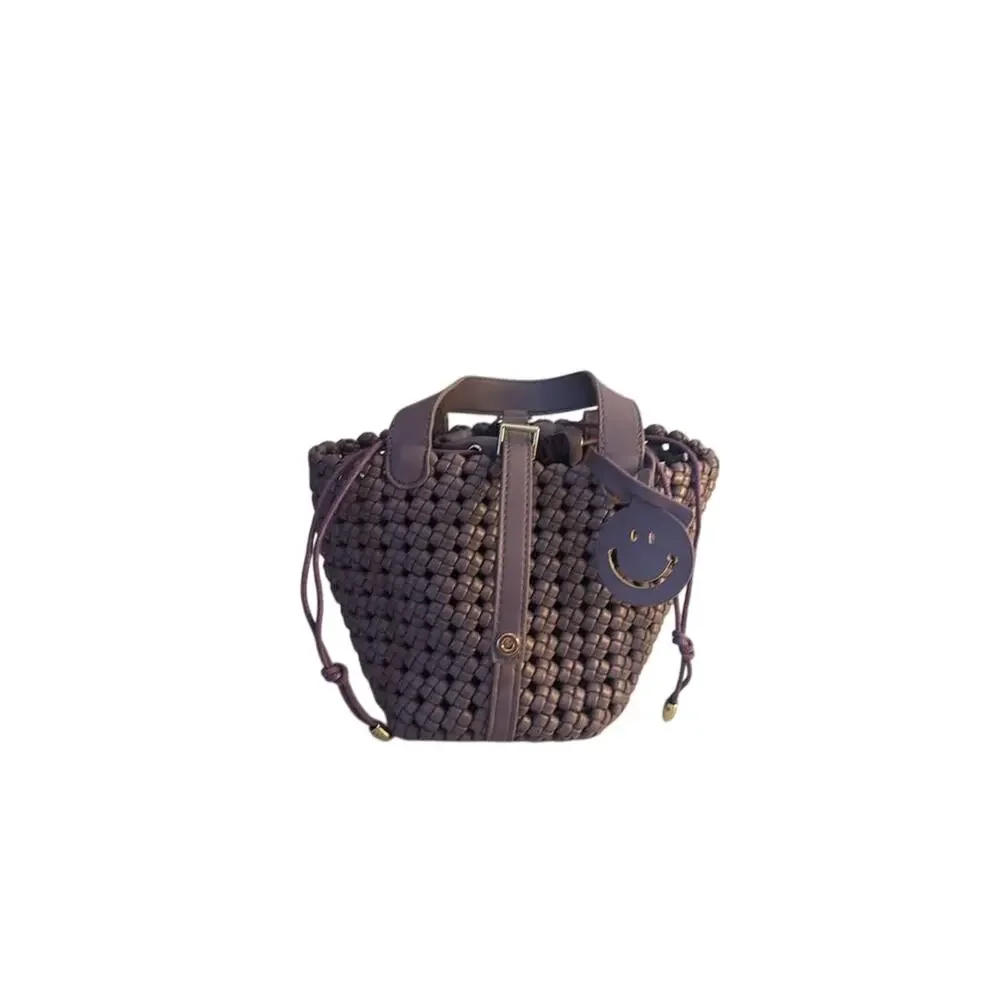 Women’s Woven Lavender Square Small Purse