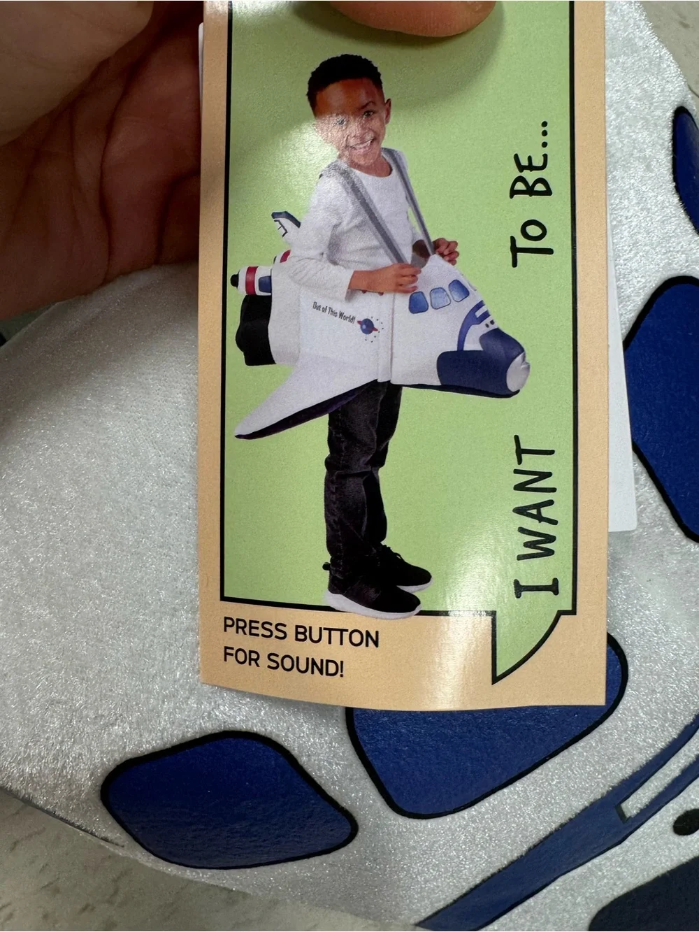 Space Shuttle Costume - White & Blue