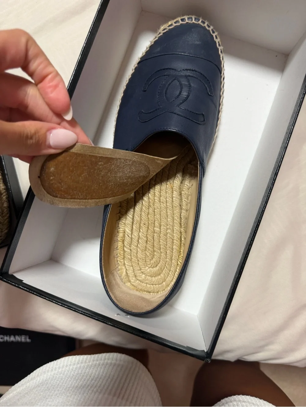 CHANEL authentic navy