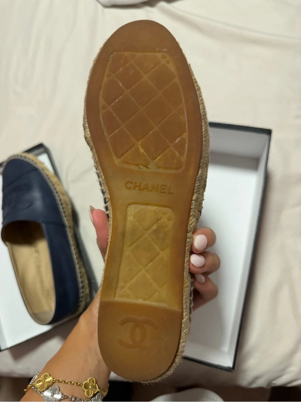 CHANEL authentic navy