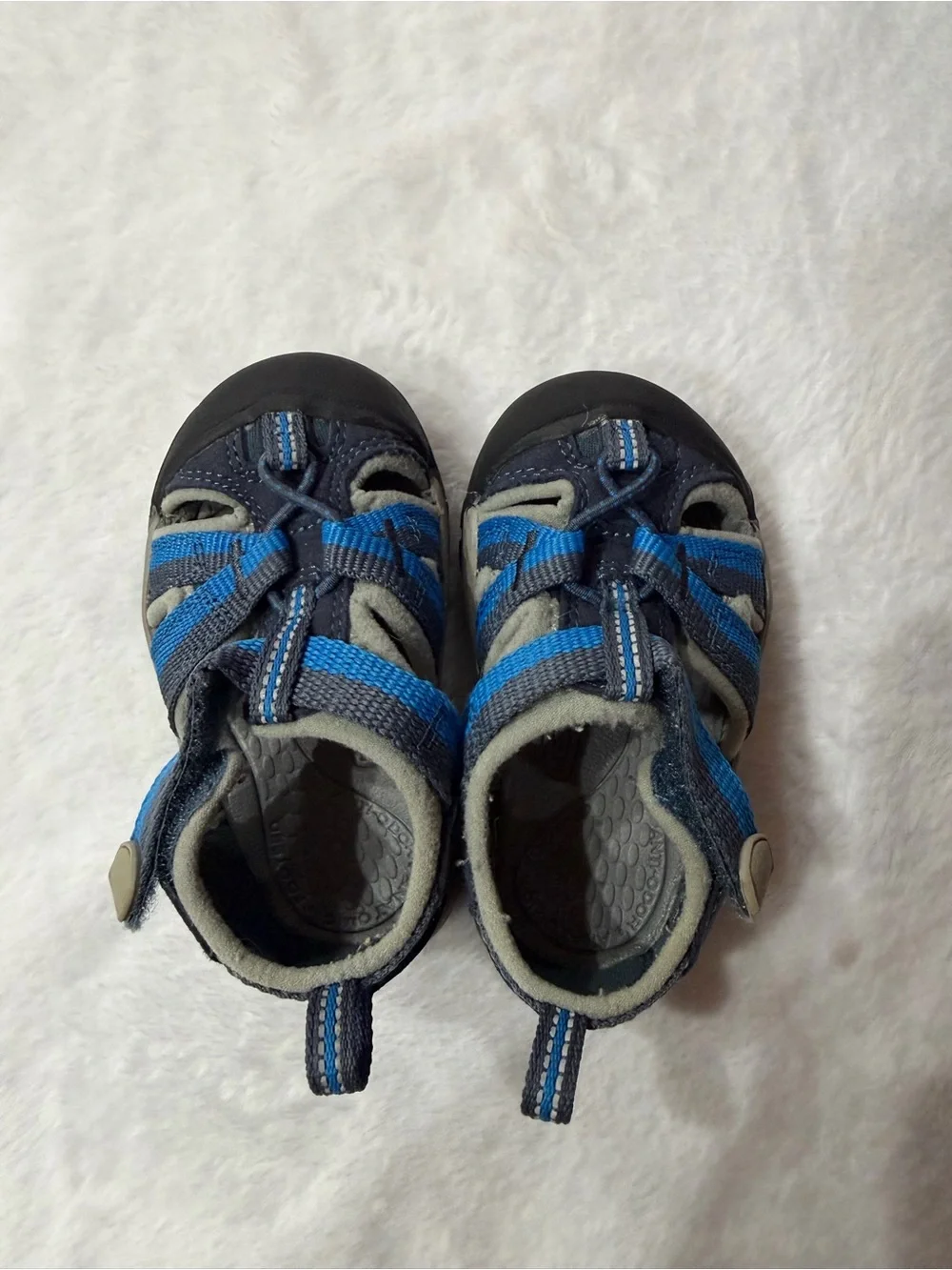 Keen Kids Navy and Bright Blue Closed-Toe Sandals