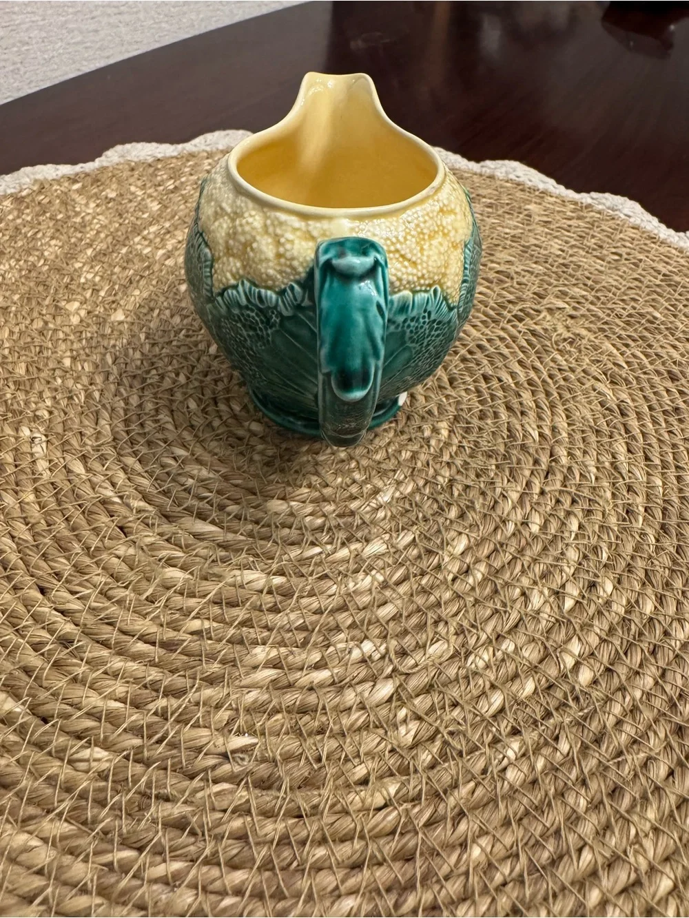 Wedgwood Majolica Cauliflower Creamer