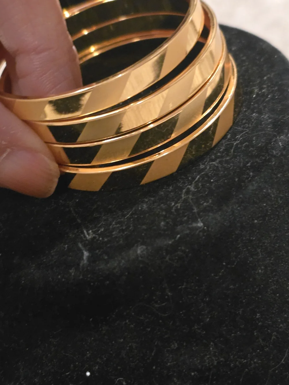 Baby 22K Gold Plated Dubai Twisted Bangle Bracelet Set 6-9M