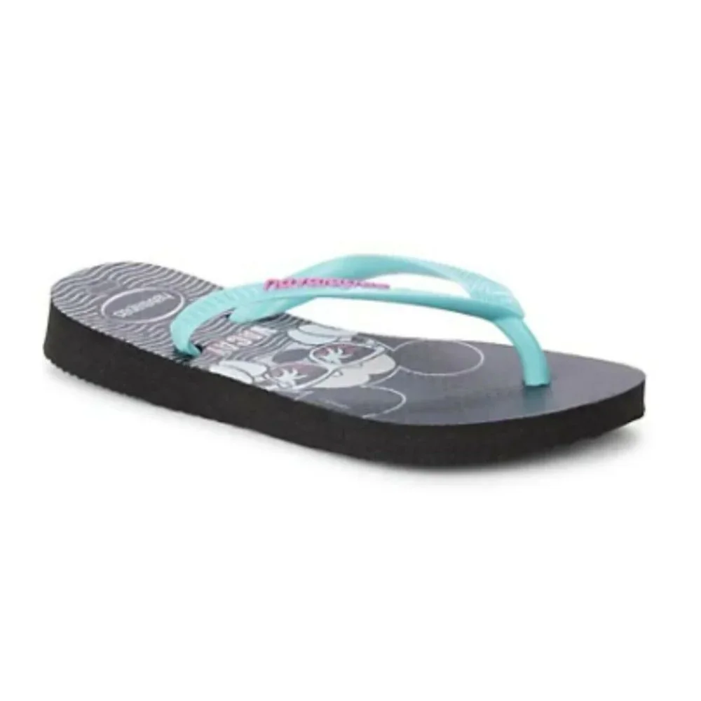 💰3/$25  New Havaianas Disney Mickey Mouse Flip Flops 10 C