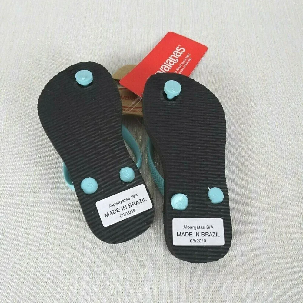 💰3/$25  New Havaianas Disney Mickey Mouse Flip Flops 10 C
