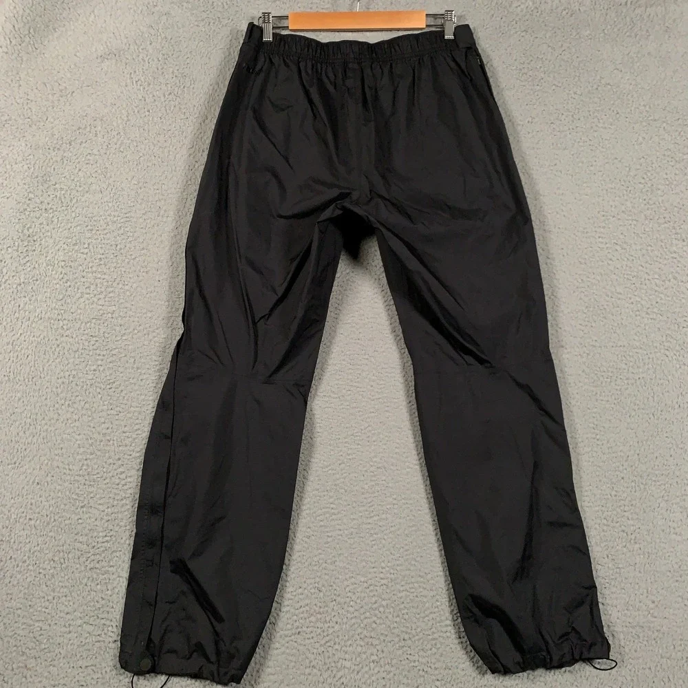 REI Co-op Essential Rain Pants Mens Medium Black Waterproof Hiking Ripstop Nylon