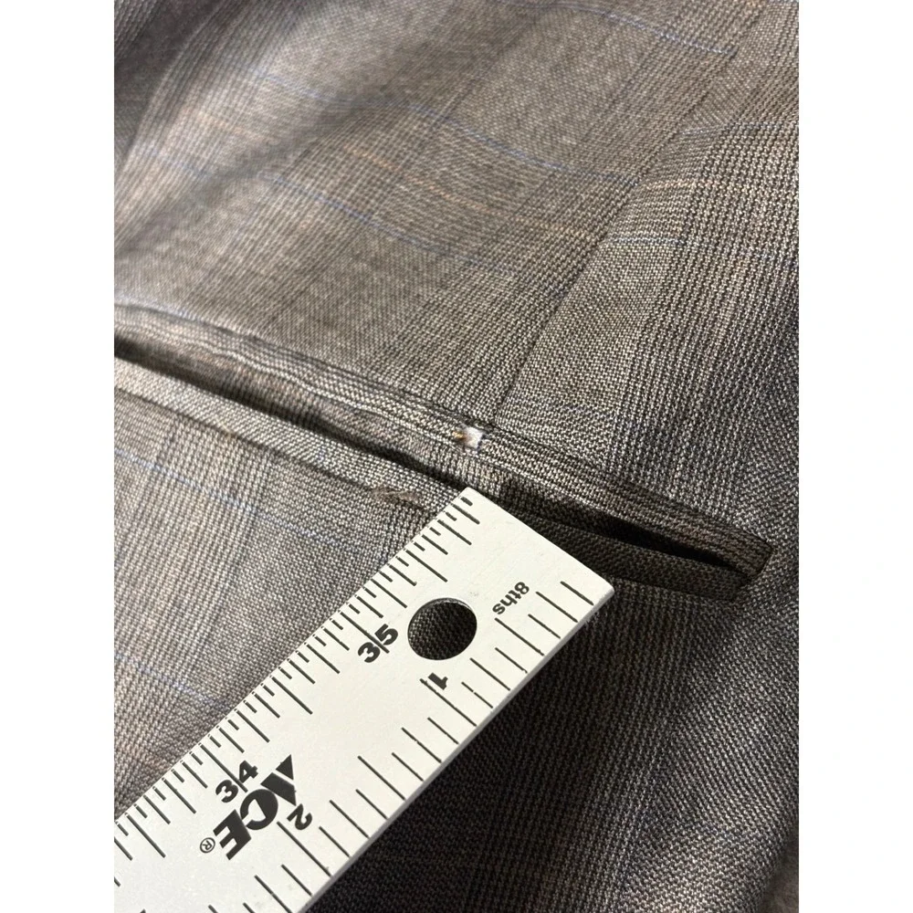 Brooks Brothers‎ Mens Plaid Wool Sport Coat Blazer Jacket Size 48