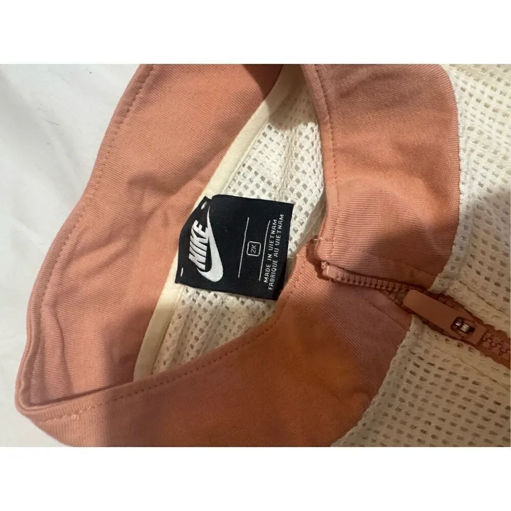 Plus size 2xl nike streetwear  xip up jacket coat