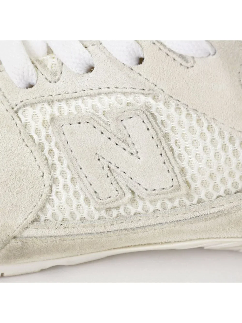 Miu Miu New Balance Suede Mesh Beige White