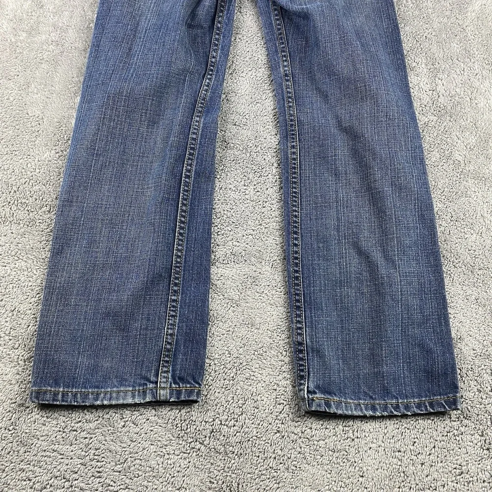 Levis 569 Loose Straight Jeans Youth 10 Slim 23x25 Blue Mid Rise Medium Wash VTG