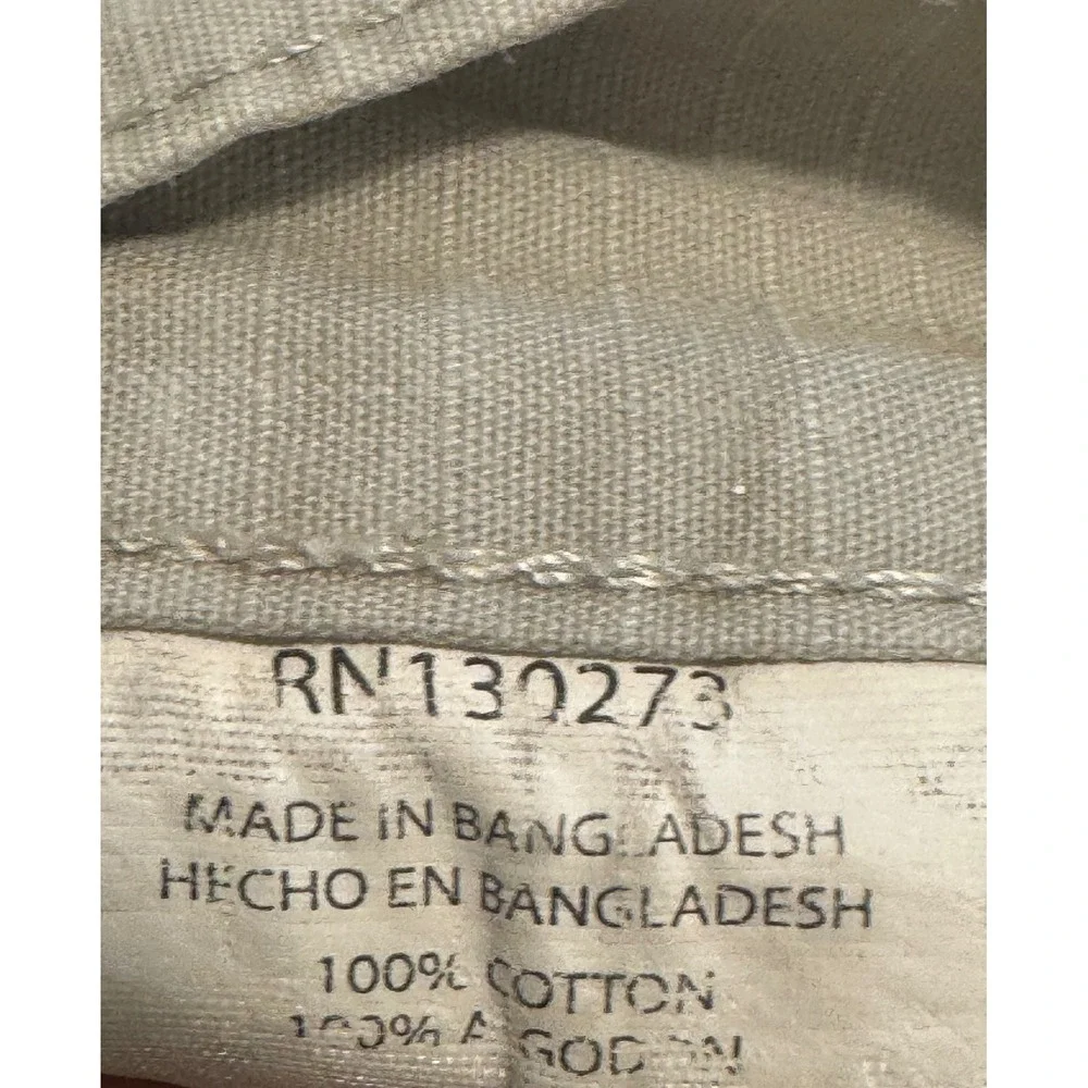 Wrangler Authentic Issue Mens Khaki Tan Ripstop Cargo Shorts Cotton Size‎ 34