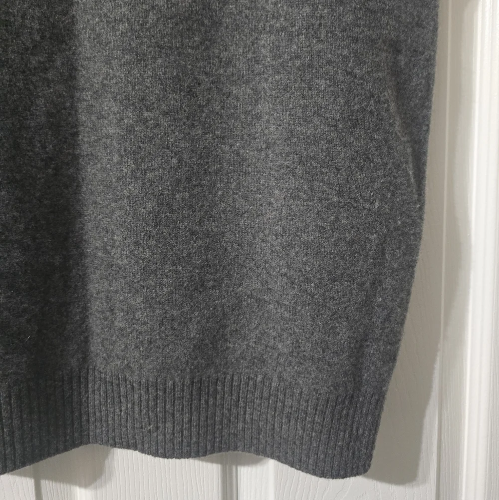 Vintage Lambswool Sweater Vest by Brooks Brothers, Dark Gray, V-Neck, EUC!