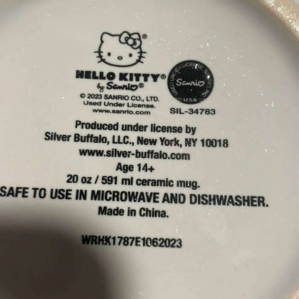 Hello Kitty dishwasher 20oz kitty