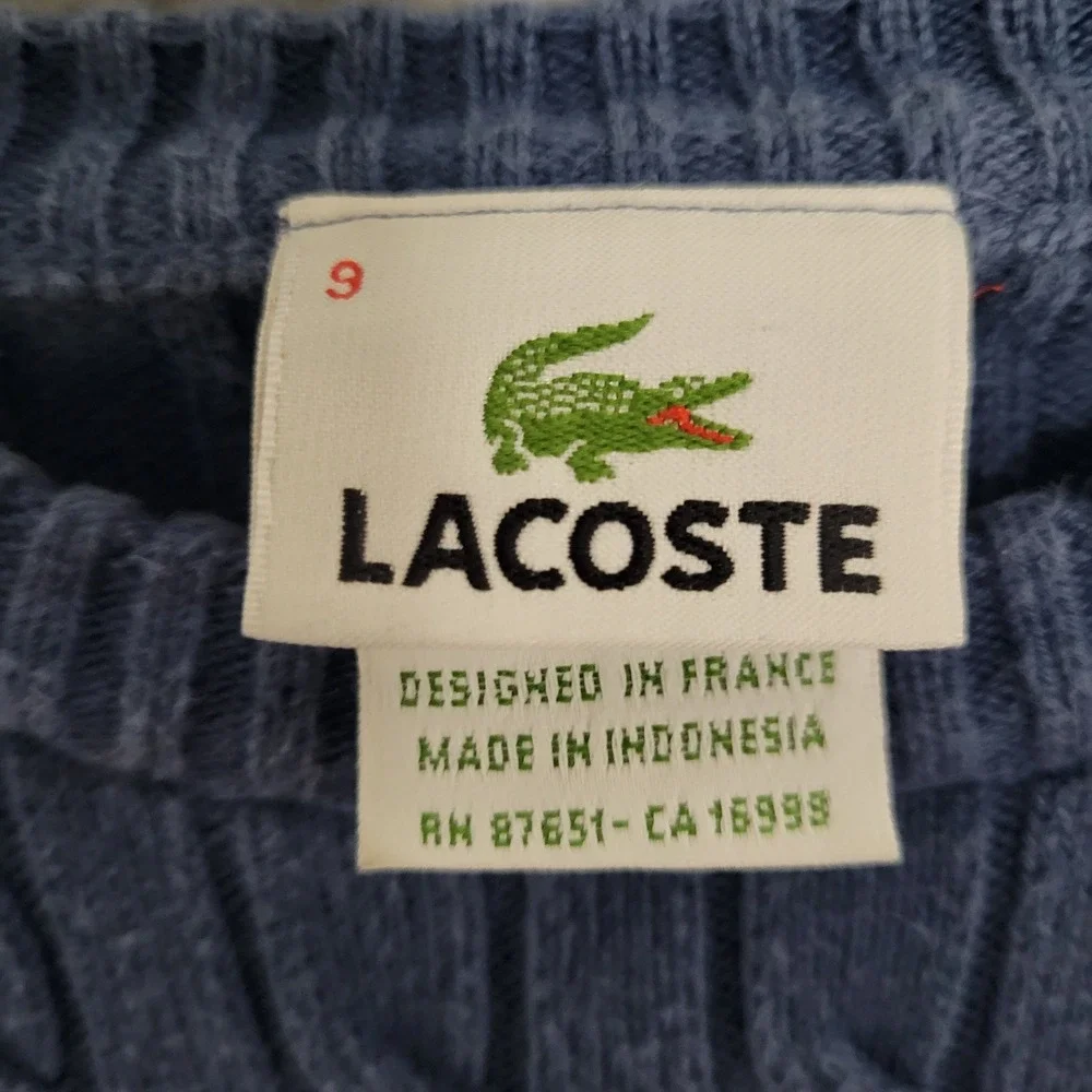 Lacoste excellent gently