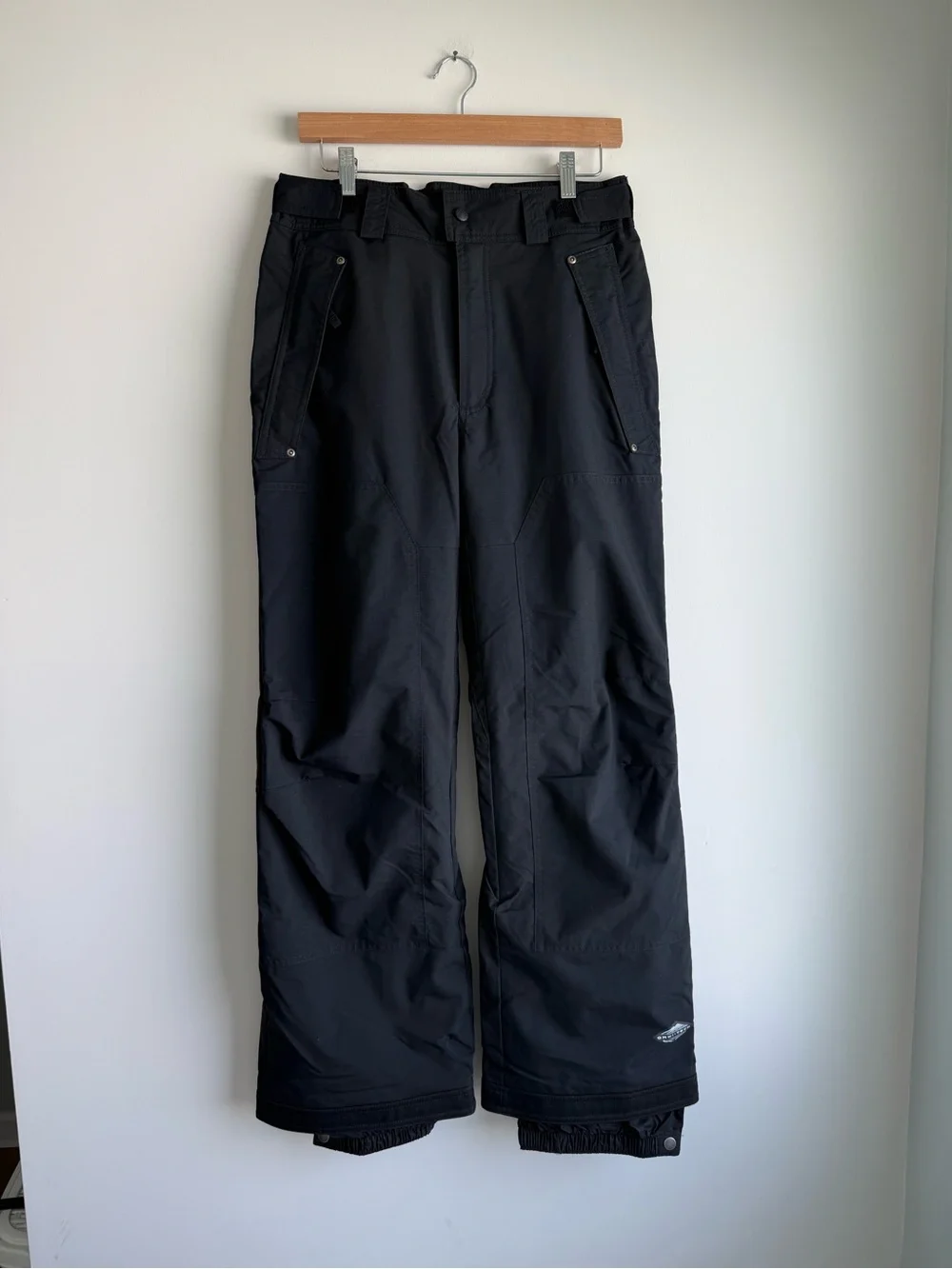 Columbia Omni-Tech Insulated Black Snow Ski Pants Men’s S