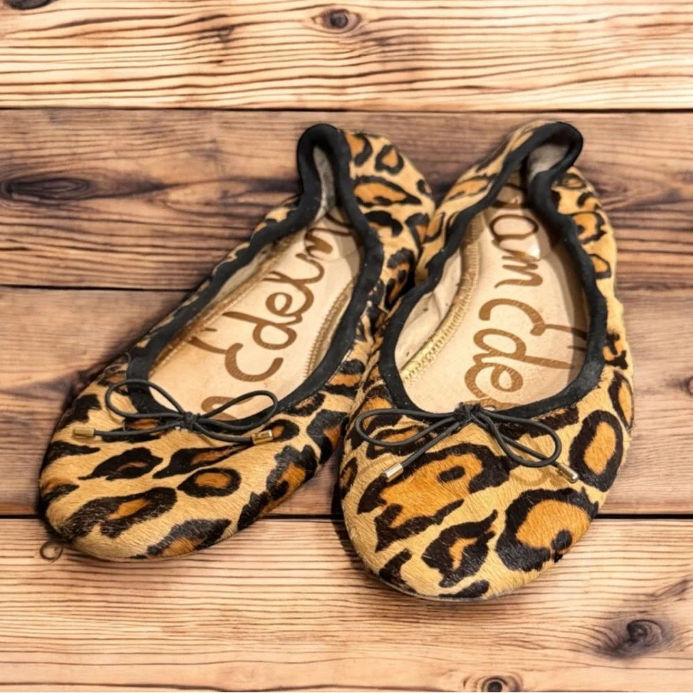 Sam Edelman Leopard Print Flats size 9.5