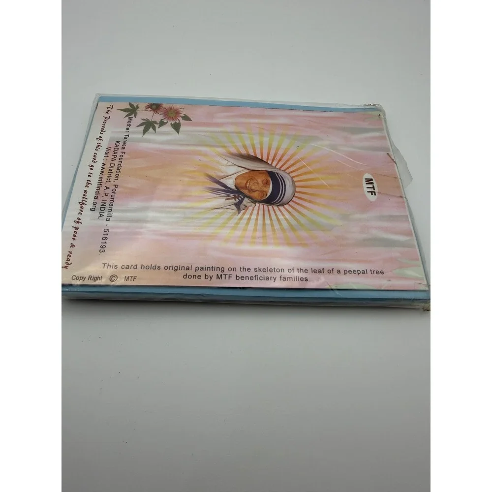 Mother Teresa Foundation hand painted