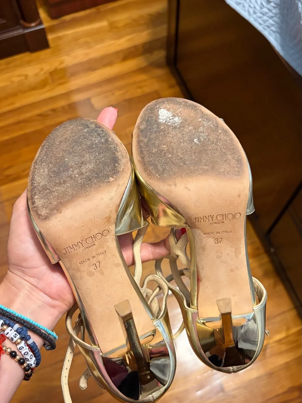 Jimmy Choo shimmer choo high